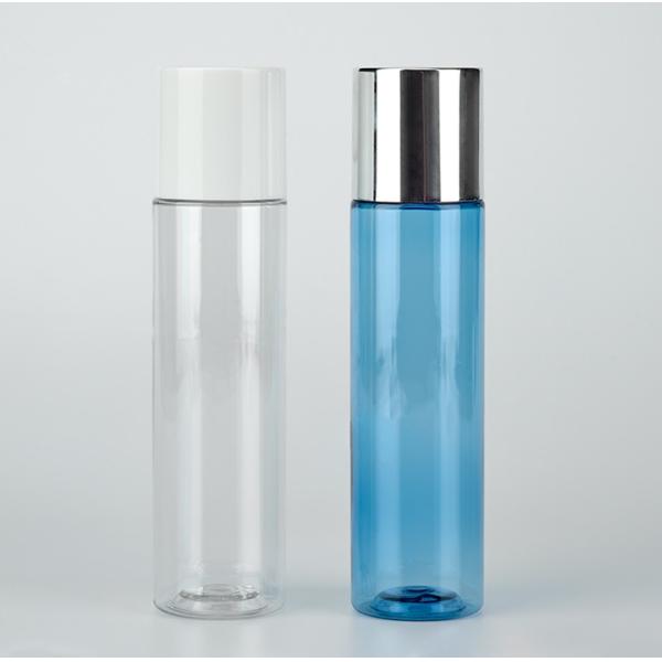 OEM ODM PET Plastic Cosmetic Bottles With Screw Cap Flip Top Cap Sprayer Type