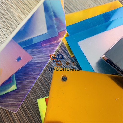 wholesale high reflective 1mm 2mm 3mm gold color pmma material wall acrylic mirror sheet