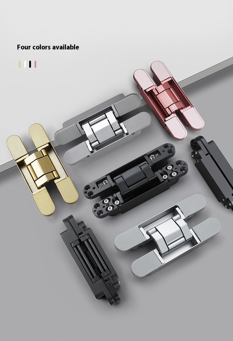 Modern 180 Degree Adjustable Three-Dimensional Hidden Door & Window Hinge Foldable for Internal/External Use