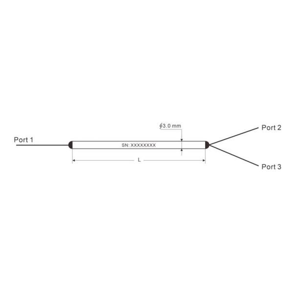 2x2 Polarization Maintaining Fused WDM PM Filter Wavelength Division Multiplexer