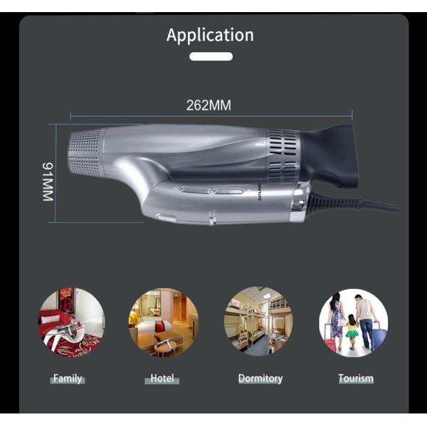 Powerful 1600W AC Motor Electric Hair Dryer Positive & Negative Ion With Diffuser