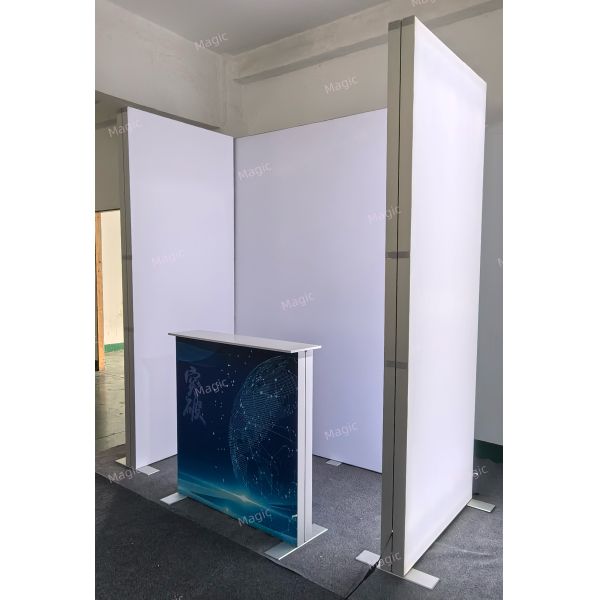 3x3m Dye Sublimation Lightbox Booth Modular Exhibition Stands