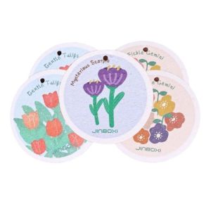 Custom Cartoon Cellulose Sponge for Non-Stick Cookware Cleaning