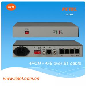 Wholesale EM 2/4 Line 4Voice to FE over fiber  Multiplexer from china suppliers