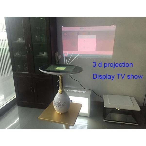 Mini Tabletop Portable Mirror Lcd Advertising Player 3 D Projector Screen