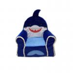 China 1.57FT 0.48M Decorative Stuffed Animals Plush Shark Chair Hypoallergenic for sale