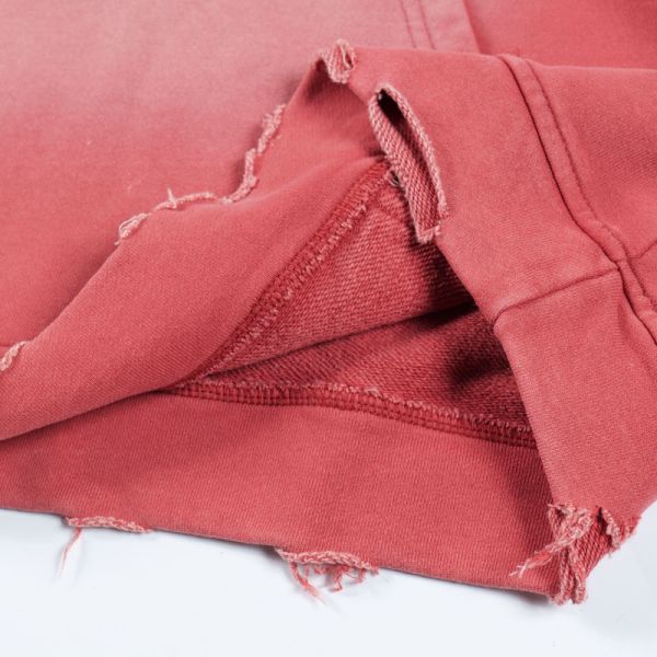 Washed Make Old Worn-out Letter Printed Heavyweight Looped 100% Cotton Breathable Windproof Oversized Fit Hoodie Pocket Winter