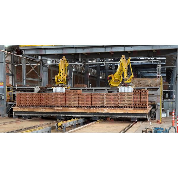 Automatic Brick Stacking Machine with 800kg Robot Unloading Capacity and One-Touch Brick Type Switching for Efficient Palletizing