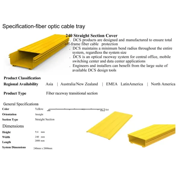 PVC Fiber Raceway Fiber Guide Fiber Management