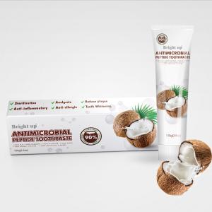 Wholesale Customized Herbal Teeth Whitening Toothpastes 90% Natural Organic Coconut Oil from china suppliers