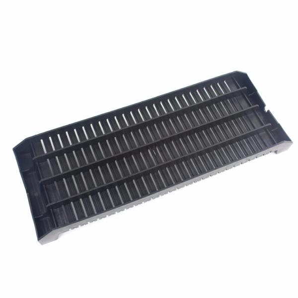 Black Antistatic U-Type Storaged 25pcs PCB ESD Circulation Racks