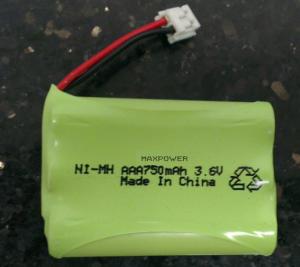 Wholesale Ready To Use AAA750 Nimh Battery Packs 3.6V For Baby Monitor from china suppliers