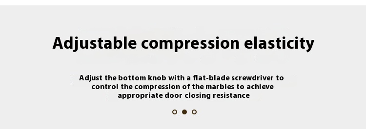 Modern Adjustable Door Stopper Stainless Steel Top Windproof Positioning Bead Invisible Buckle Spring Wood for Room Living Room