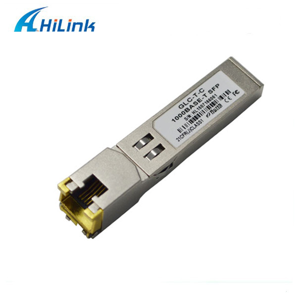 1000BASE-T SFP To 100 Meters CAT5 RJ45 Copper SFP Transceivers
