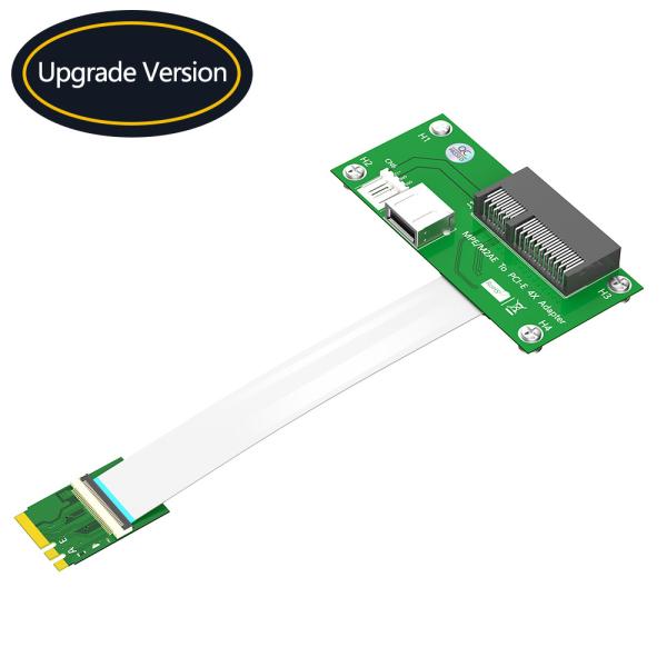 8Gbps NGFF M.2 Key A/E to PCI-E Express X4 USB Riser Card
