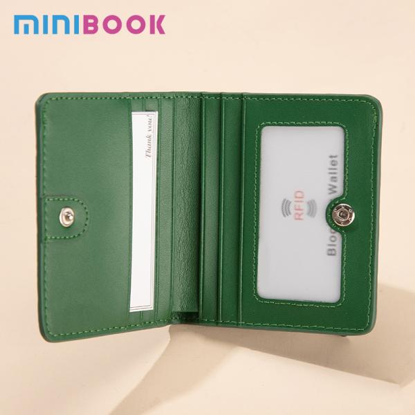 Low MOQ Mix Models Genuine Leather Wallet with RFID Blocking and Zipper Front Pocket