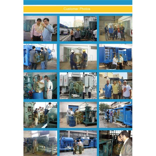 High Efficiency Two Stage Vacuum Oil Purifier Centrifugal Transformer Oil Treatment