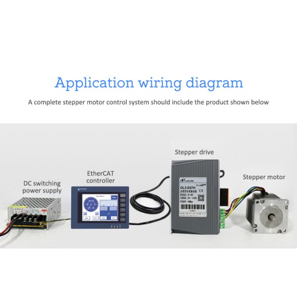 Lichuan DC Closed Loop Stepper Motor Drivers Kit 1.0N.m 2 Phase Nema23 DC24V～48V 3.0A 1000PPR