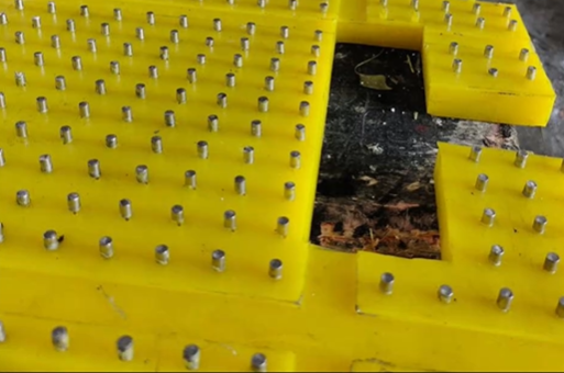 Durable Rotaty Table Anti Slip Mat For Oilfield Drilling Platform Polyurethane Material