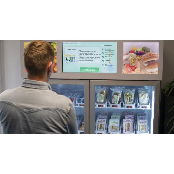 Office Building Vending Unmanned Retail Vending Smart Vending Machine For Snacks drinks Wine Glass Bottle