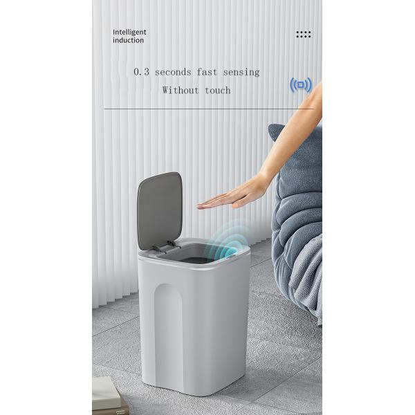 Household Bedroom Bathroom Kitchen Closed Bit Electronic Motion Sensing Intelligent Garbage Can