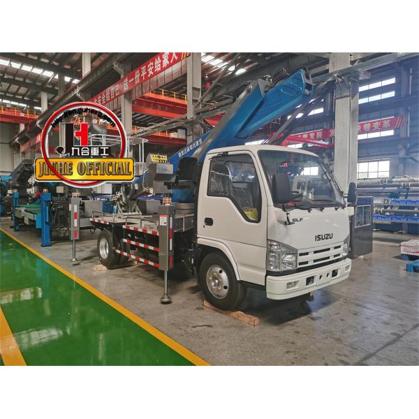 23m China Telescopic Articulated Aerial Work Platform Factory JIUHE Elevating Work Platform 23m Bucket Truck