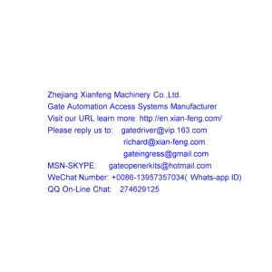 AC Sliding Gate Opener Motor Reducer