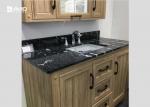 Nero Assoluto Granite Natural Stone Countertops For Kitchen / Bathroom Moisture