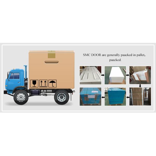 Brand New 1 Hours Fire Rated 6 Panel Fiberglass Doors Interior With High Quality