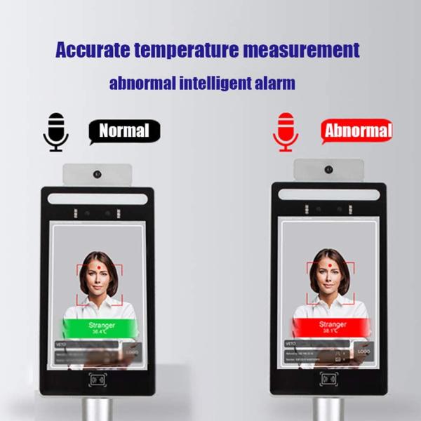 SDK 10W 350cd/M2 Face Recognition Temperature Scanner