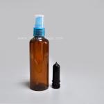 new products Wholesale High Quality Amber Color 50ml PET Plastic perfume Spray
