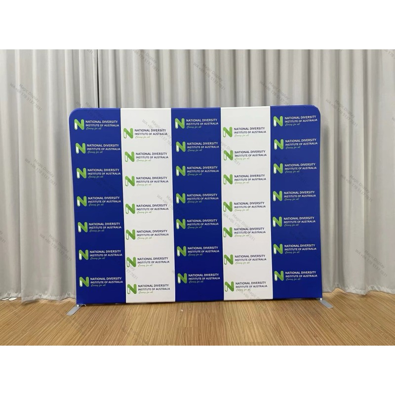 Durable Stretch Tension Fabric Backdrop Display Fabric Exhibition Stands For Trade Show