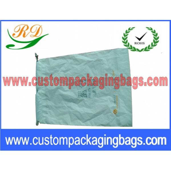 PEVA Material personalized drawstring bags , Clothes or Retail Drawstring Gift Pouches