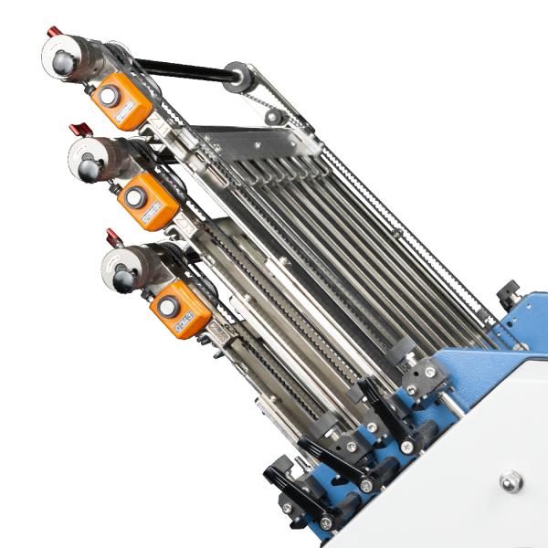 High Precision Book Binding Machine Three Hole Spiral Pattern Folding Roller Paper Binding Machine