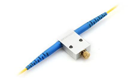 Customized Variable Fibre Optic Patch Leads Voa In Line Attenuator Sm / Mm 0~60db