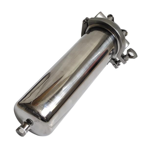 High flow ，Customisable Industrial 304 Stainless Steel 10 Inch Cartridge Filter Housing