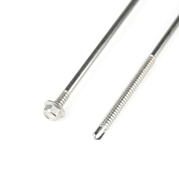 Installation with Stainless Steel Tapping Screws and Double Thread Self Drilling Screw