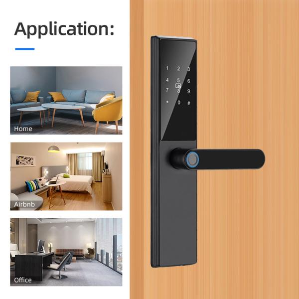 Intelligent Digital Keyless Entry Smart Fingerprint Door Lock with TTlock App