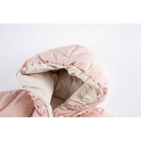 Toddler Reversible Lightweight Puffer Jacket with Synthetic Down-like Padding and Hood