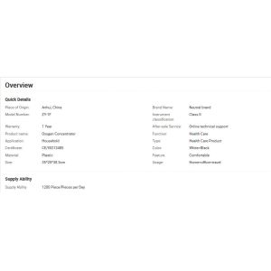 Lightweight Portable Atomizing Oxygen Making Machine Generators