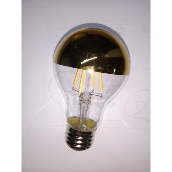 LED light bulb gold reflector glass filament