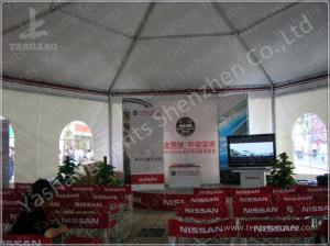 China Training 3M Large Shade Gazebo Canopy Tents With Sidewalls / Transparent PVC Windows on sale