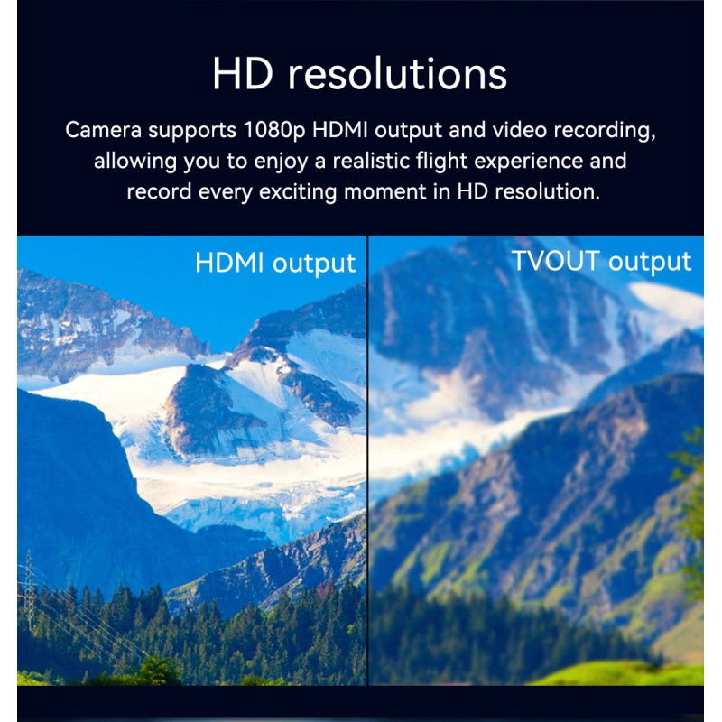 Runcam Split-H Support 1080P Recording And Output Built-In Microphone Remote Control Camera For RC Drone FPV Airplane