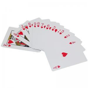 China Print 0.30-0.32Mm Thickness Plastic Playing Cards Set PVC Waterproof Deck With Custom Box on sale