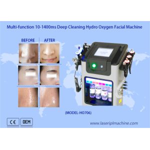 Multi Function 8 Handles Hydro Oxygen Facial Machine Elight Probes
