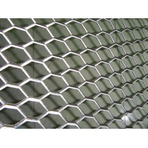Wholesale Galvanized Expanded Metal Mesh Grille Diamond Hexagon Hole from china suppliers