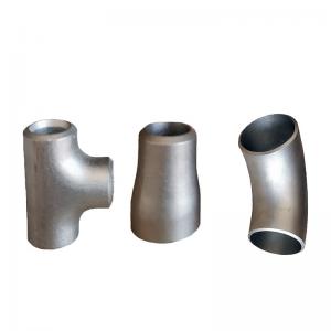 China Galvanized Pipes And Fittings For Plumbing Butt Weld Carbon Steel Tee Pipe Fitting on sale