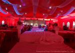 Chinese Style Red Party Canopy Tents With Sun Proof PVC Roof For Wedding Event