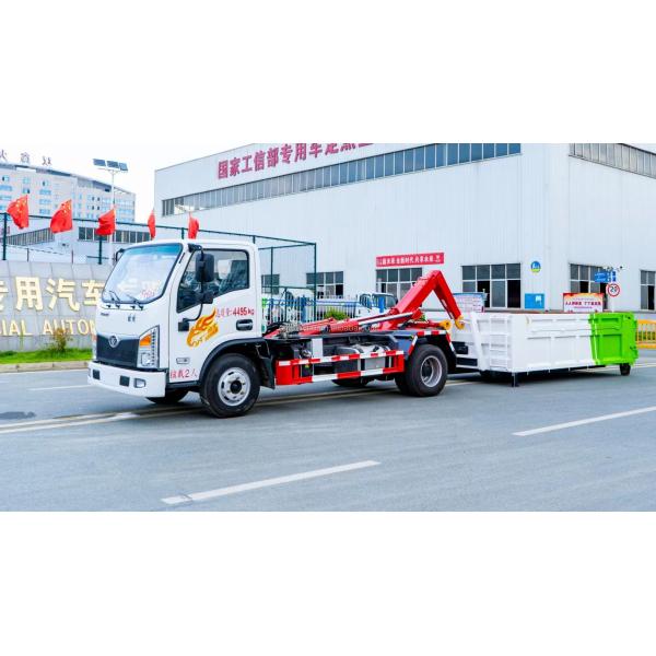 Roll Off Diesel/gasoline Type Remote Control Waste Truck Garbage Cleaning Vehicle Hook Lift Product To Malaysia with Features