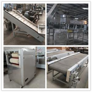 Wholesale peanut frying line, peanut frying machine, beans fryer, peanut oil roaster from china suppliers